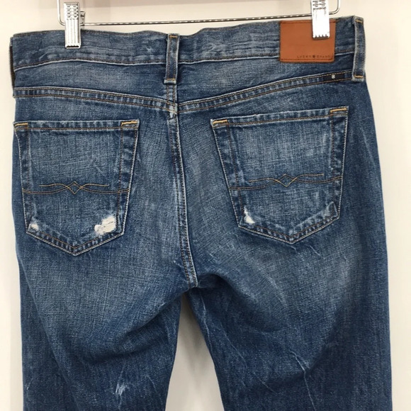 Lucky Brand‎ Sienna Cigarette Jeans Womens 2/26 Medium Distressed Cotton Denim - Picture 6 of 14